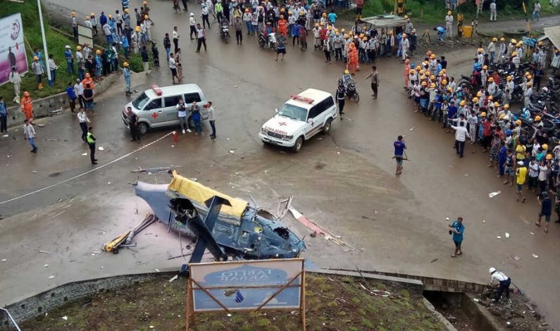 Angkut Warga Tiongkok, Helikopter Jatuh di Morowali, 1 Orang Tewas Angkut Warga Tiongkok, Helikopter Jatuh di Morowali, 1 Orang Tewas