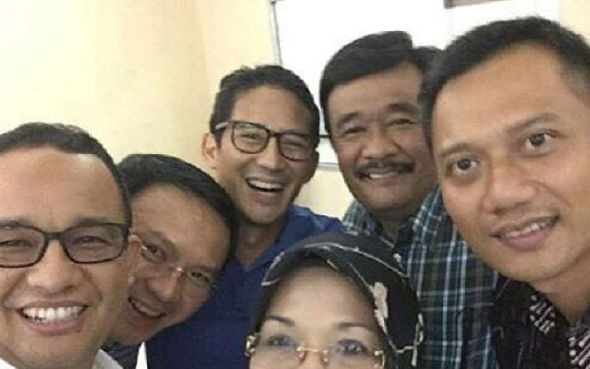 Para calon gubernur dan wakil gubernur DKI Jakarta saat tes kesehatan Pilkada DKI 2017