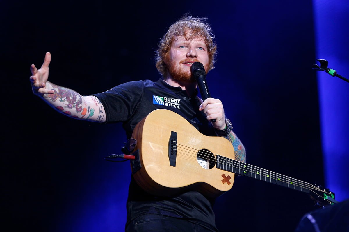Photo Credit: Penyanyi Ed Sheeran. GETTY IMAGES/Phil Walter