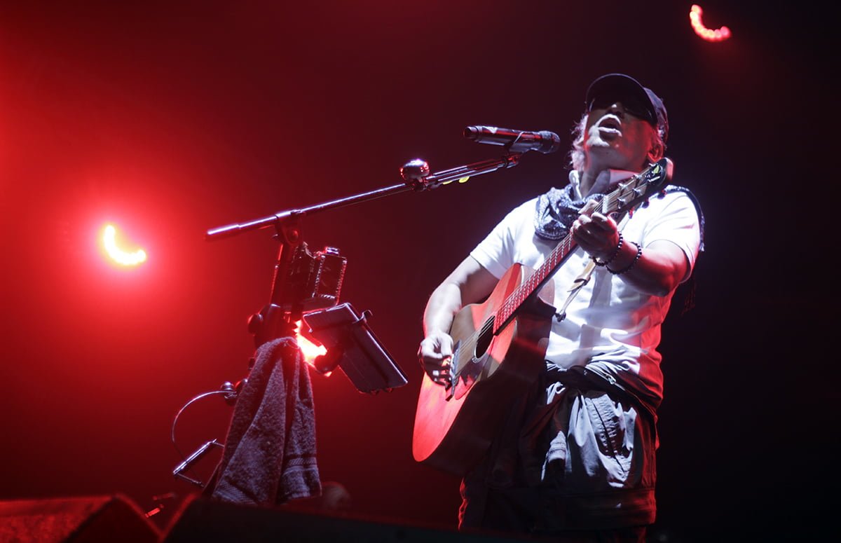 Iwan Fals pada saat tampil di hari terakhir Java Jazz Festival 2017 di JI Expo, Kemayoran, Jakarta. Telegraf/Koeshondo W. Widjojo