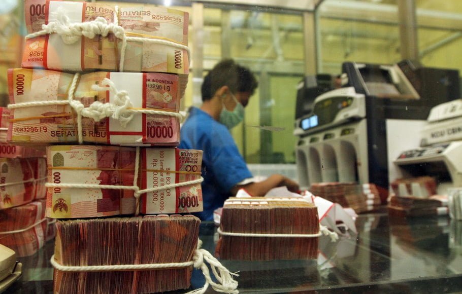 Photo Credit: Mata uang Indonesia dalam rupiah (IDR) dalam penyimpanan di Bank Indonesia. ANTARA