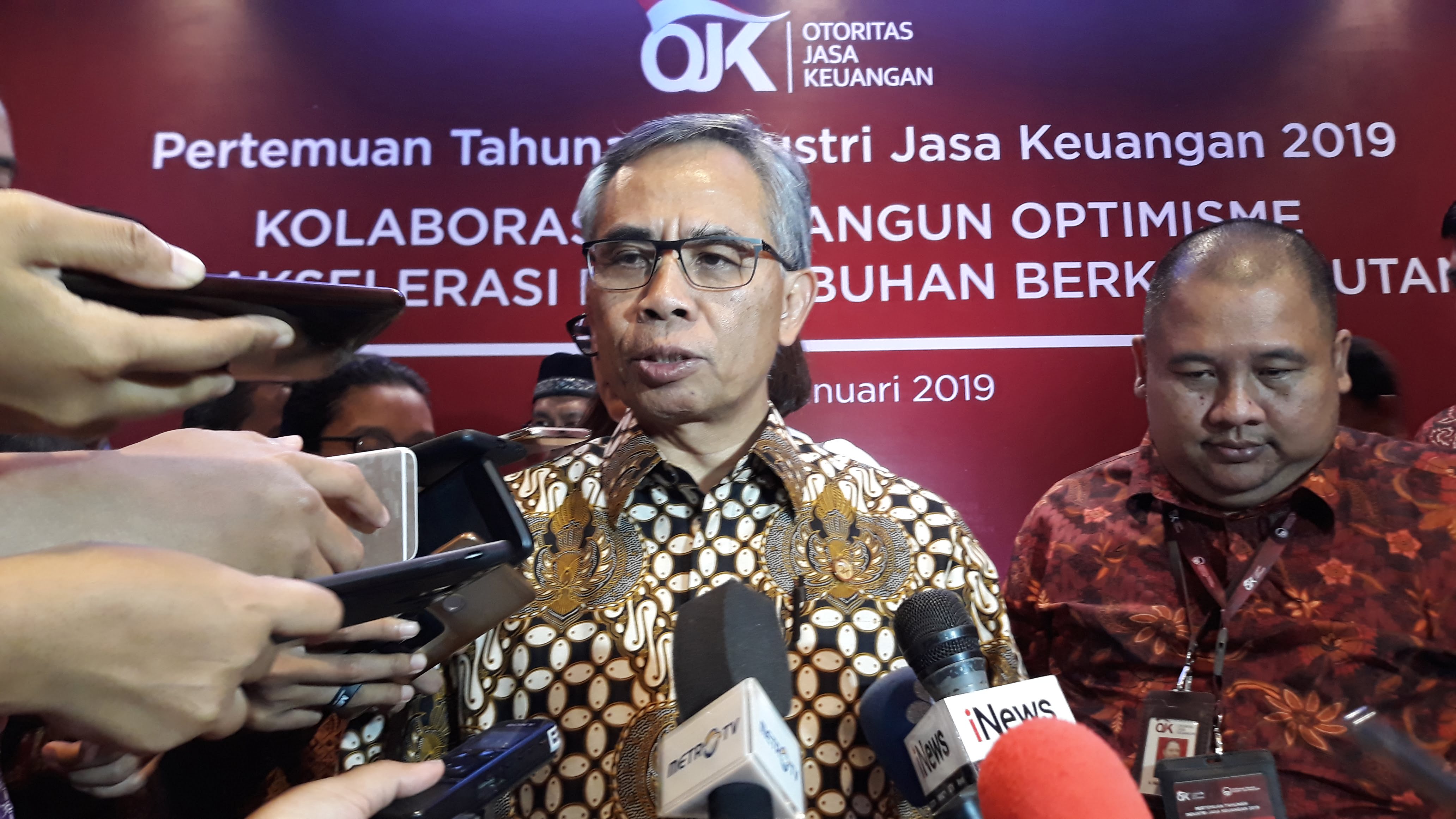 Photo Credit: Ketua Dewan Komisioner OJK Wimboh Santoso di suatu kesempatan. Telegraf/Atti Kurnia