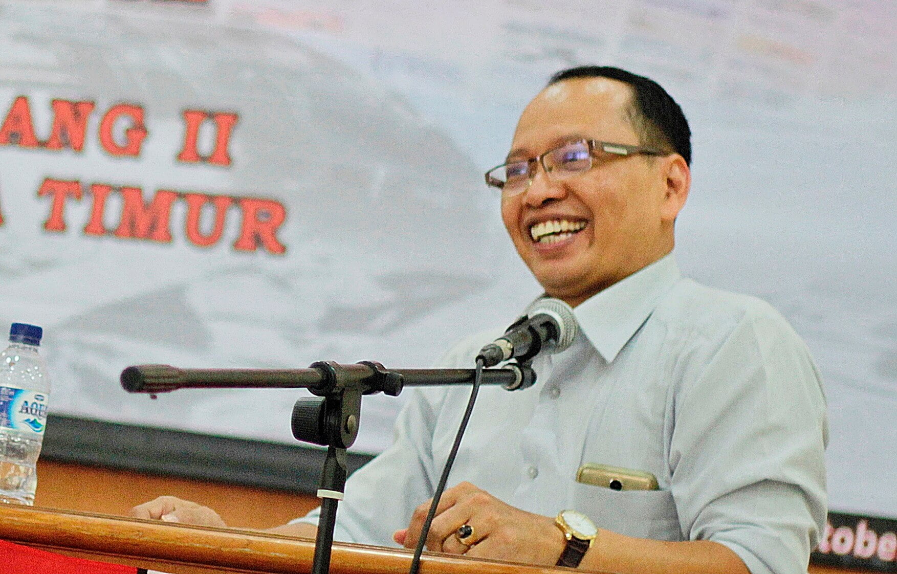 Photo Credit : Pengamat politik yang juga Direktur Eksekutif Indonesia Public Intitute (IPI) Karyono Wibowo. TELEGRAF