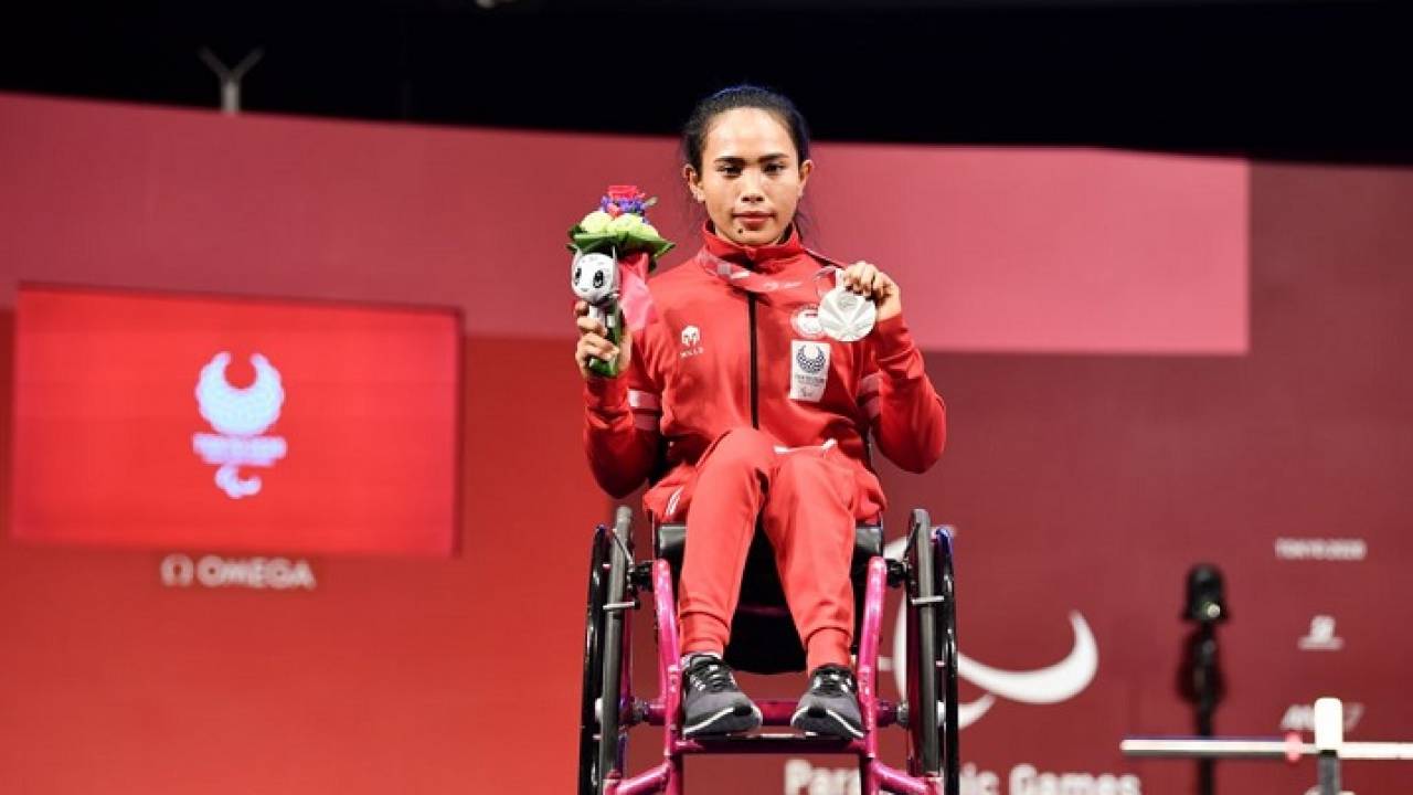 Photo Credit: Ni Nengah Widiasih akhirnya memastikan medali perak untuk Indonesia dari kelas 41 kg putri. FILE/IST