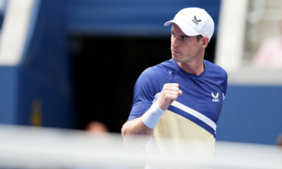 Petenis asal Inggris, Andy Murray lolos ke putaran kedua Amerika Serikat (US) Open 2022. REUTERS