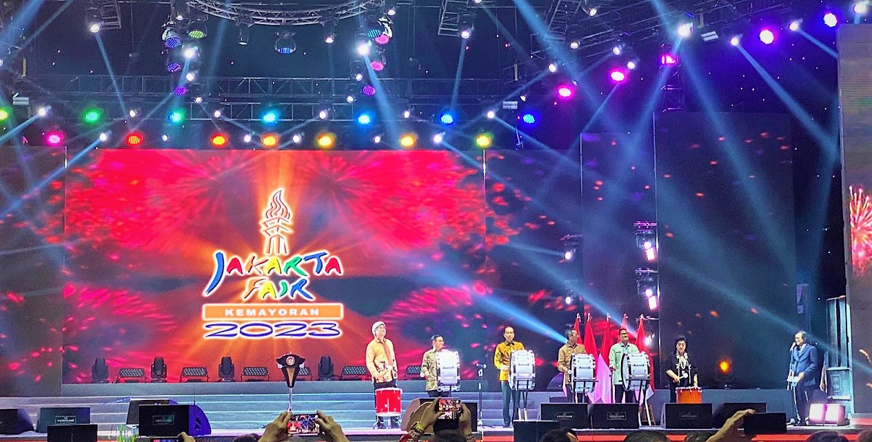 Peresmian pembukaan Jakarta Fair Kemayoran 2023 (Foto : ANTVKlik/R. Camilla)