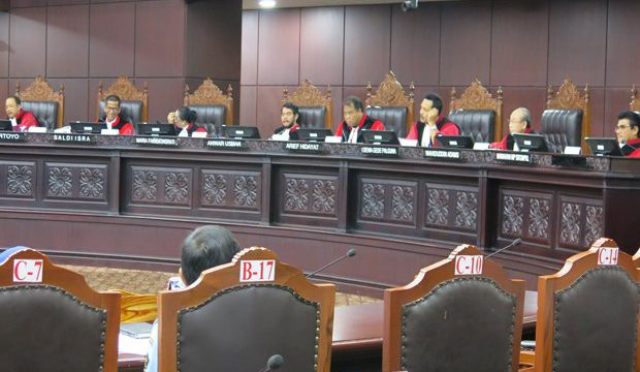 Ilustrasi, Suasan Sidang di Mahkamah Konstitusi (MK)