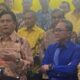 Ketua Umum PBB Yusril Ihza Mahendra saat jumpa pers seusai pertemuan para ketua umum KIM di Kantor DPP Partai Golkar, Jalan Anggrek Neli Murni Slipi, Jakarta Barat, pada Kamis malam (14/9)/RMOL