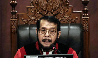 Ketua Mahkamah Konstitusi (MK) Anwar Usman. AFP/Yasuyoshi Chiba